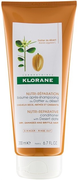 Klorane Desert Date kondicionáló a töredezett, károsult hajra  200 ml