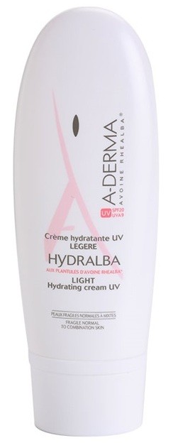 A-Derma Hydralba hidratáló krém normál és kombinált bőrre SPF 20 UVA 9  40 ml