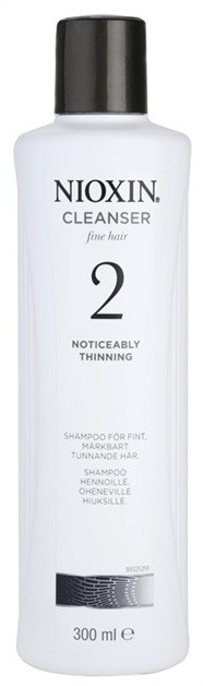 Nioxin System 2 sampon a finom természetes haj jelentős elvékonyodása ellen  300 ml