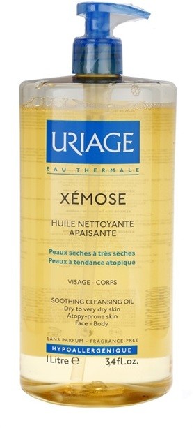 Uriage Xémose nyugtató és tisztító olaj arcra és testre  1000 ml