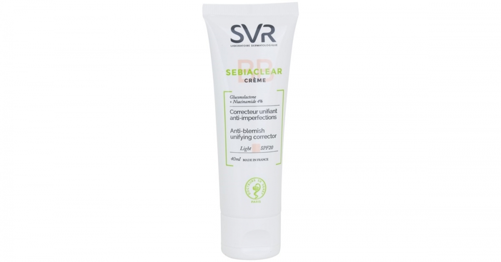 SVR Sebiaclear BB krém a bőrhibákra SPF 20 árnyalat Light  40 ml