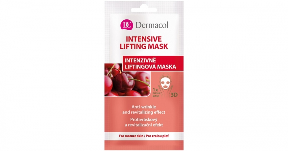 Dermacol Intensive Lifting Mask textil 3D liftinges arcmaszk  15 ml