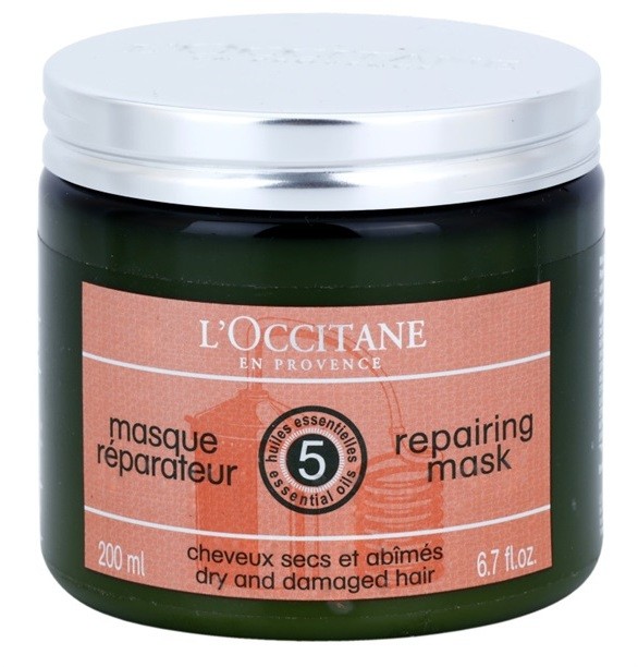 L'Occitane Hair Care regeneráló és hidratáló hajmaszk bambusszal  200 ml