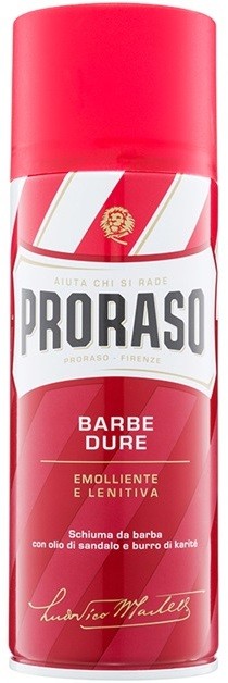 Proraso Red borotválkozási hab az erős bajuszra  400 ml