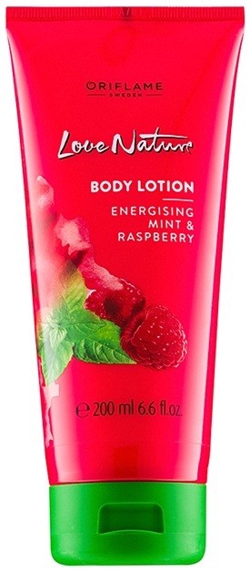 Oriflame Love Nature testápoló tej málna illatú  200 ml