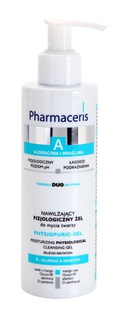 Pharmaceris A-Allergic&Sensitive Physiopuric-Gel tisztító micelláris gél az érzékeny és allergiás bőrre  190 ml