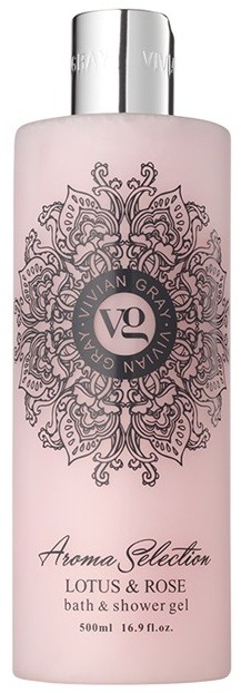 Vivian Gray Aroma Selection Lotus & Rose tusoló- és fürdőgél  500 ml