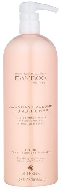 Alterna Bamboo Volume kondicionáló a dús hatásért szilikonmentes és szulfátmentes  1000 ml