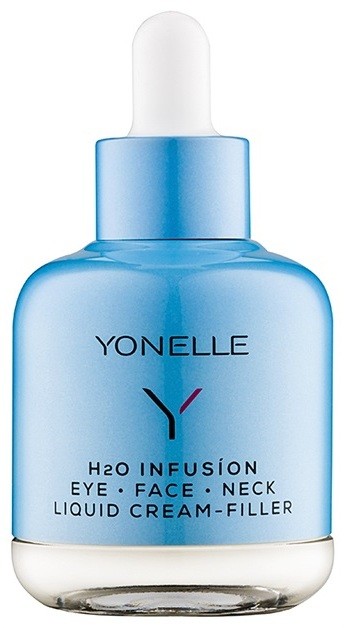 Yonelle H2O Infusion folyékony krém gyors ráncellenes hatással a szemkörnyékre,arcra és nyakra  50 ml