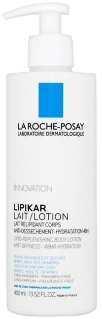 La Roche-Posay Lipikar lipid helyreállító testtej bőrkiszáradás ellen  400 ml