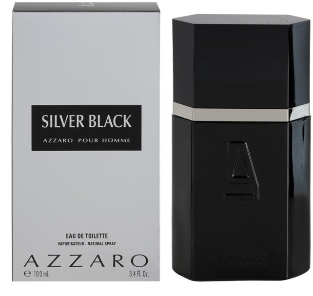 Azzaro Silver Black eau de toilette férfiaknak 100 ml