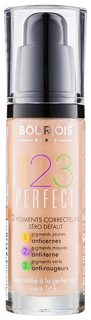 Bourjois 123 Perfect folyékony make-up a tökéletes küllemért árnyalat 57 Hale Clair SPF 10  30 ml