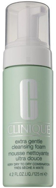 Clinique Extra Gentle Cleansing Foam finoman tisztító hab száraz és nagyon száraz bőrre  125 ml