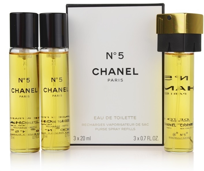Chanel N°5 eau de toilette nőknek 3 x 20 ml utazó csomag