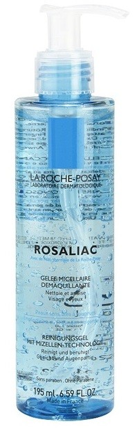 La Roche-Posay Rosaliac tisztító micelláris gél Érzékeny, bőrpírra hajlamos bőrre  195 ml