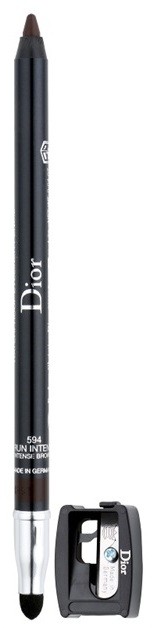Dior Eyeliner Waterproof szemceruza hegyezővel árnyalat 594 Intense Brown   1,2 g