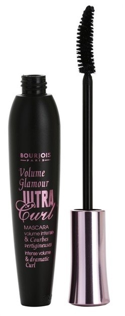 Bourjois Mascara Volume Glamour Ultra-Curl hosszabbító és göndörítő szempillaspirál árnyalat 01 Black curl 12 ml