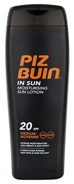 Piz Buin In Sun hidratáló naptej SPF 20  200 ml