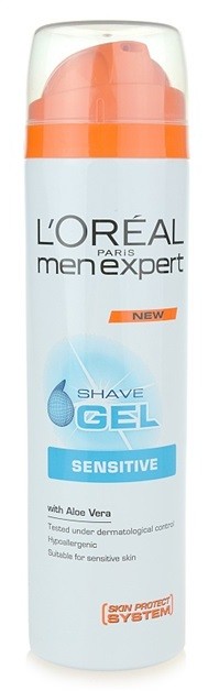 L’Oréal Paris Men Expert Hydra Sensitive borotválkozási gél az érzékeny arcbőrre  200 ml