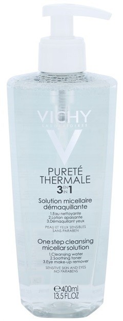 Vichy Pureté Thermale micelláris tisztító víz 3 az 1-ben  400 ml