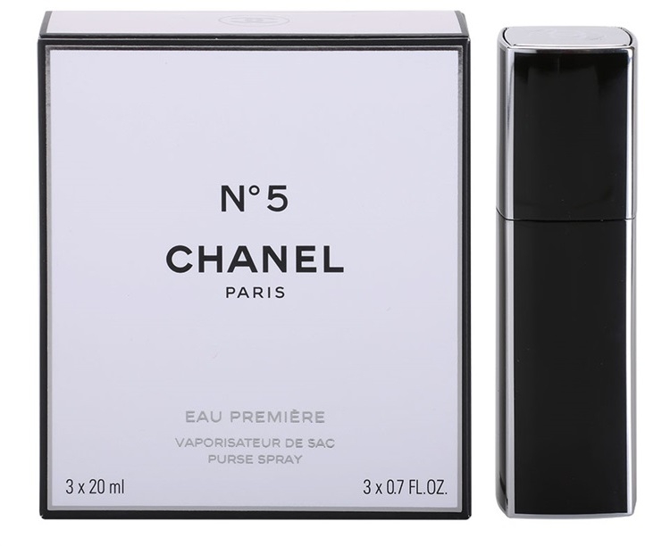 Chanel N°5 Eau Première eau de parfum nőknek 3 x 20 ml (1x utántölthető + 2x utántöltő)