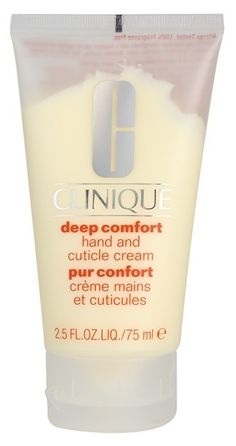 Clinique Deep Comfort mélyen hidratáló krém kézre, körömre és körömbőrre  75 ml