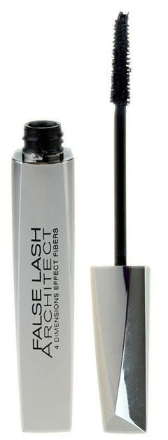 L’Oréal Paris Lash Architect 4D hosszabbító és göndörítő szempillaspirál árnyalat Black 10,5 ml