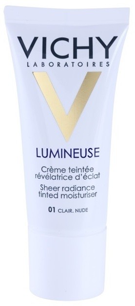 Vichy Lumineuse bőrvilágosító tonizáló krém száraz bőrre árnyalat 01 Nude/Clair  30 ml