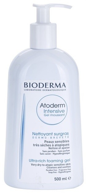 Bioderma Atoderm tápláló habos gél nagyon száraz, érzékeny és atópiás bőrre  500 ml