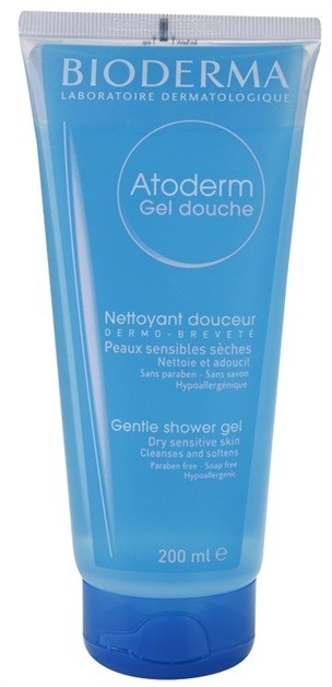 Bioderma Atoderm gyengéd tusfürdő gél száraz és érzékeny bőrre  200 ml