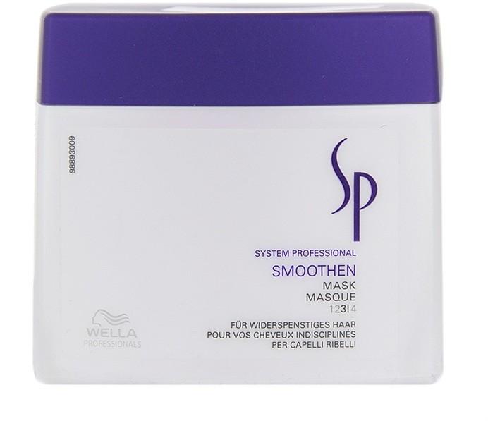 Wella Professionals SP Smoothen maszk a rakoncátlan és töredezett hajra  400 ml