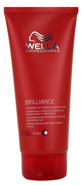 Wella Professionals Brilliance kondicionáló a vastagszálú, festett hajra  200 ml