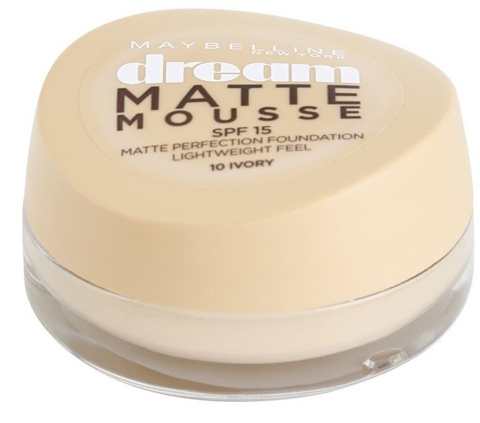 Maybelline Dream Matte Mousse mattító make-up árnyalat 10 Ivory 18 ml