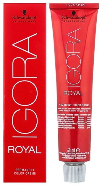 Schwarzkopf Professional IGORA Royal hajfesték árnyalat 0-33  60 ml