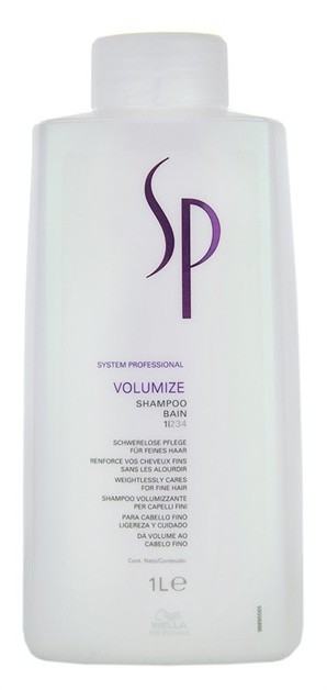 Wella Professionals SP Volumize sampon finom és lesimuló hajra  1000 ml