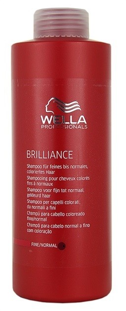 Wella Professionals Brilliance sampon a vékony szálú, festett hajra  1000 ml