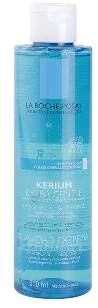 La Roche-Posay Kerium gyengéd fiziológiás géles sampon érzékeny fejbőrre  200 ml