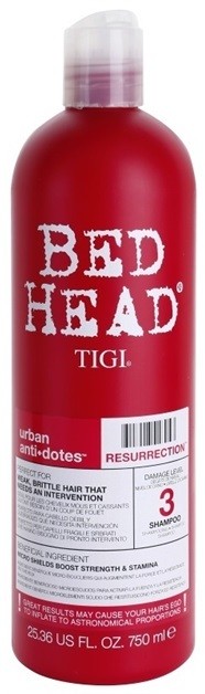 TIGI Bed Head Urban Antidotes Resurrection sampon gyenge, károsult hajra  750 ml