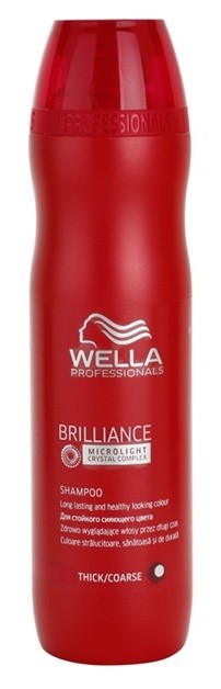 Wella Professionals Brilliance sampon a vastagszálú, festett hajra  250 ml