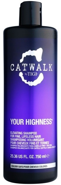 TIGI Catwalk Your Highness sampon dús hatásért  750 ml