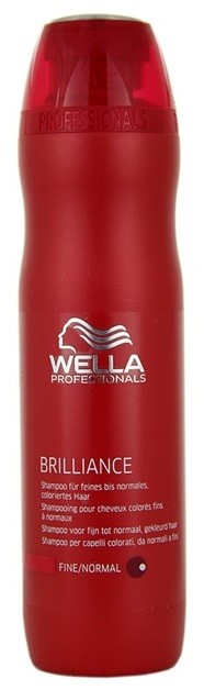 Wella Professionals Brilliance sampon a vékony szálú, festett hajra  250 ml