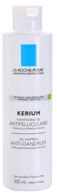 La Roche-Posay Kerium sampon zsíros korpa ellen  200 ml