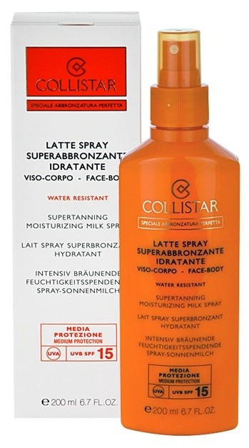 Collistar Sun Protection napozótej spray SPF 15  200 ml
