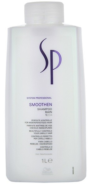 Wella Professionals SP Smoothen sampon a rakoncátlan és töredezett hajra  1000 ml