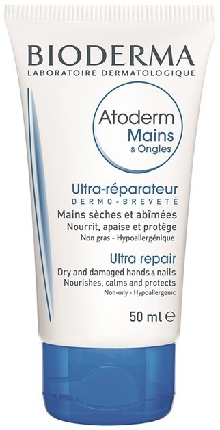 Bioderma Atoderm kézkrém nagyon száraz, érzékeny és atópiás bőrre  50 ml
