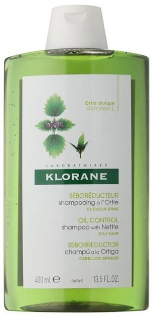 Klorane Nettle sampon zsíros hajra  400 ml
