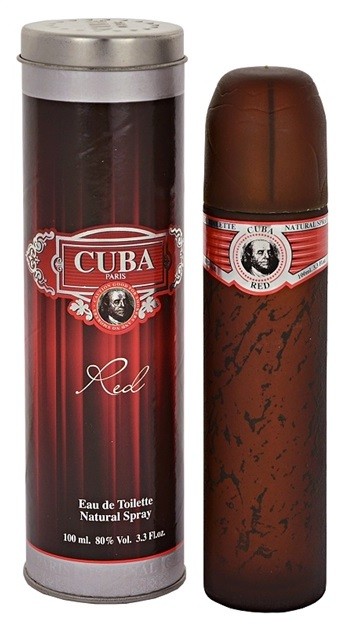 Cuba Red eau de toilette férfiaknak 100 ml