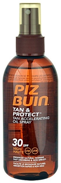 Piz Buin Tan & Protect napozást elősegítő védő olaj SPF 30  150 ml