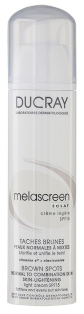 Ducray Melascreen Könnyű nappali krém pigmentfoltok ellen SPF 15  40 ml