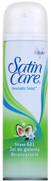 Gillette Satin Care borotválkozási gél hölgyeknek Avocado Twist  200 ml